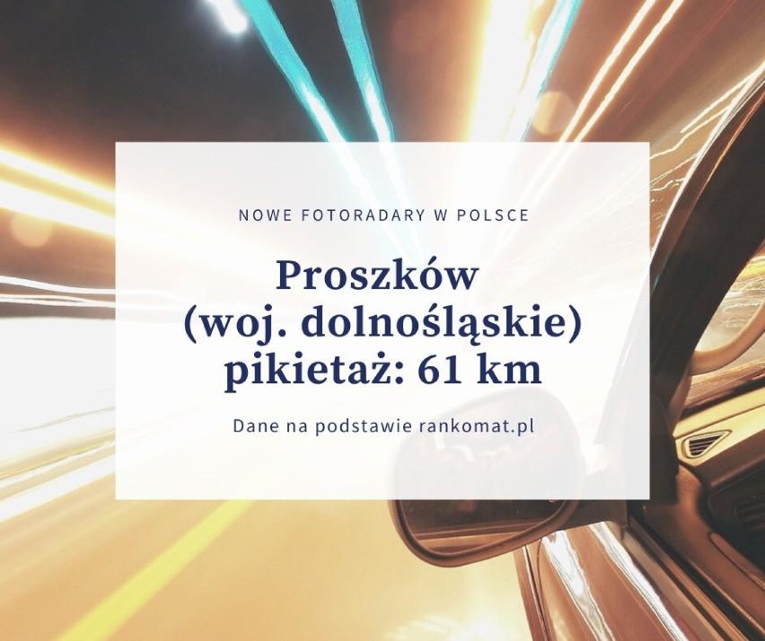 Gdzie się pojawią nowe fotoradary na drogach w Polsce? Zobaczcie sami. Na liście także miasto z regionu