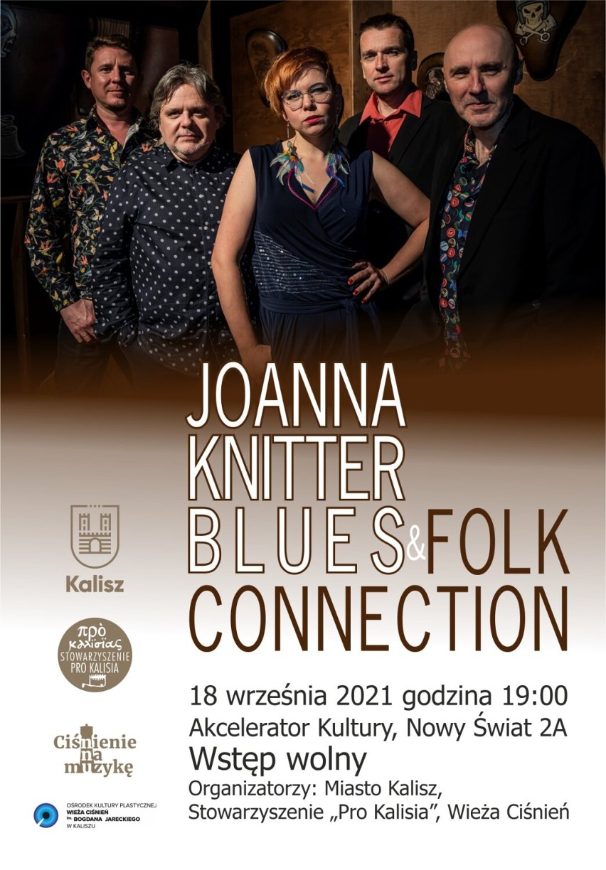 Joanna Knitter Blues & Folk Connection wystąpią w Kaliszu