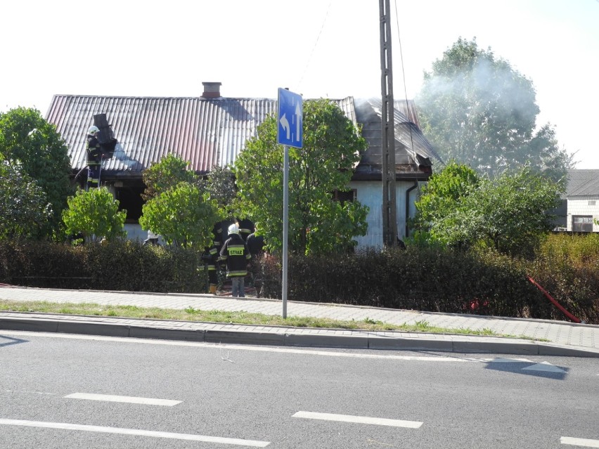 Pożar w Łabuniach. Nie żyje mężczyzna.