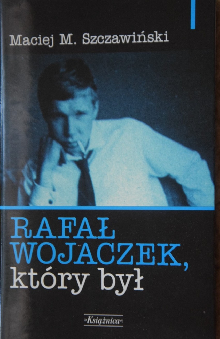 Okładka książki Macieja Szczawińskiego pt. "Rafał Wojaczek,...