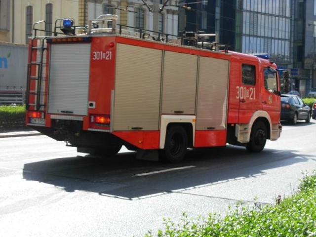 pożar strzegomska, pożar autobus wrocław, pożar linia 126,