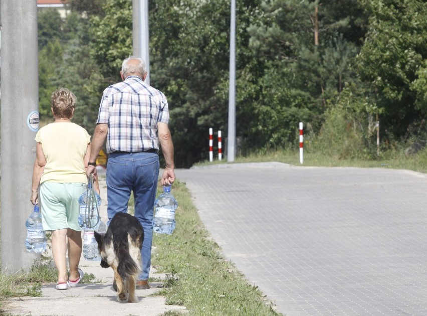 Skażona woda w gminie Kosakowo, lipiec 2018