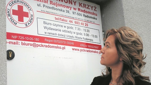 Ta sytuacja całkowicie nas zaskoczyła - mówi Małgorzata Lewandowska, szefowa PCK w Radomsku