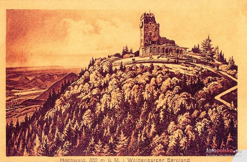 Góra Chełmiec na przedwojennych zdjęciach i rycinach