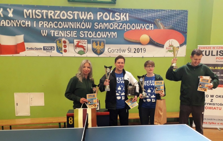 Częstochowscy samorządowcy mistrzami tenisa  stołowego