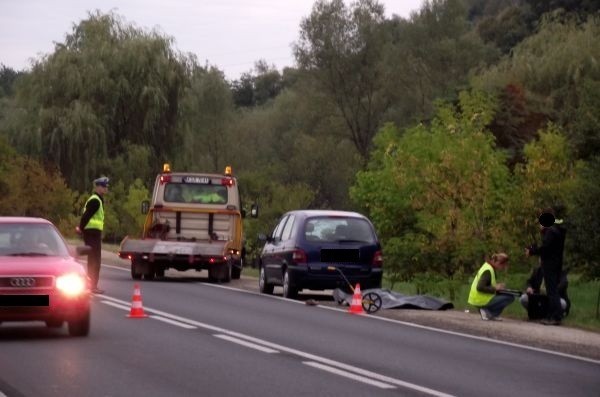 Wypadek Gorlice: śmiertelne potrącenie pieszego [ZDJĘCIA]