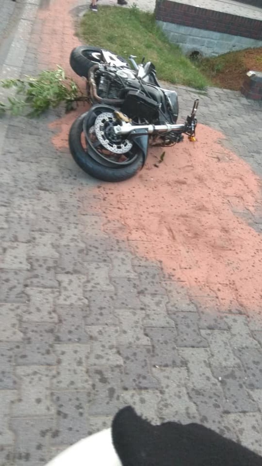 Tragiczny wypadek motocyklisty w Szczurach   