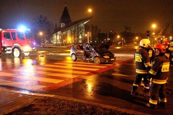 W akcji prowadzonej w miejscu wypadku uczestniczyła...