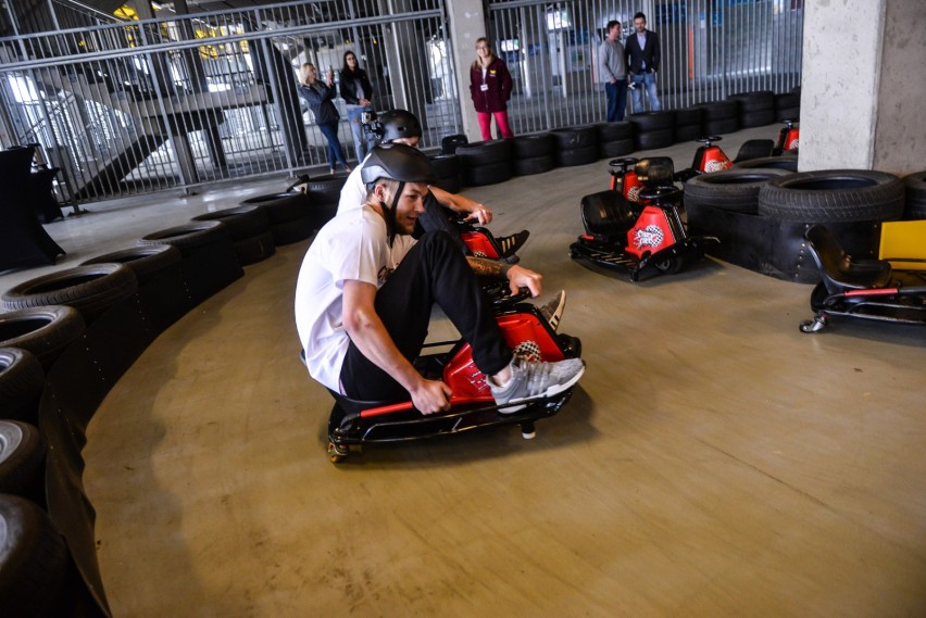 Crazy Cart. Specjalny tor do driftowania na stadionie Energa Gdańsk [WIDEO, ZDJĘCIA]