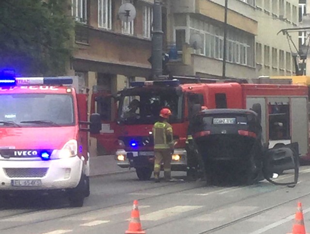 Wypadek na Gdańskiej w Łodzi