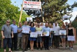 Kolejny protest mieszkańców ulicy Dobrzyńskiej w Kielcach [WIDEO, ZDJĘCIA]