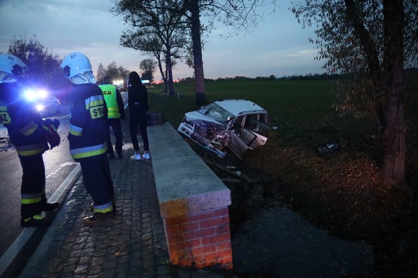 Wypadek w Gniewomirowicach. Sześć osób zostało rannych, zobaczcie zdjęcia