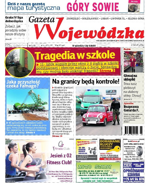 Gazeta Wojewódzka - 5 listopada