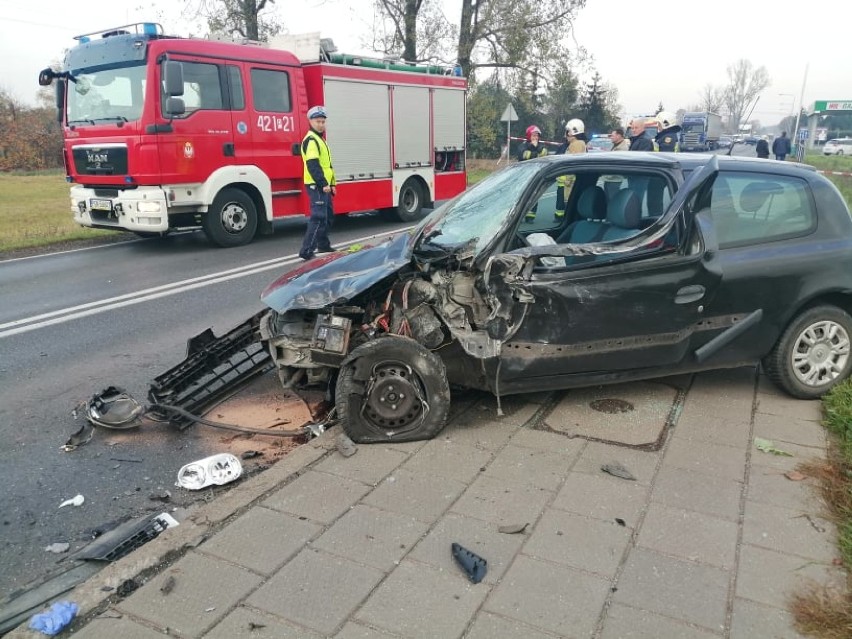 Groźny wypadek w Żydowie. Jedna osoba jest poszkodowana