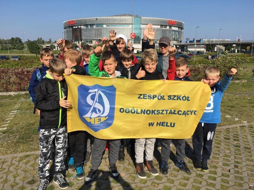 Ekipa ZSO Hel  w Ergo Arenie i na finale akcji Basket Sport...