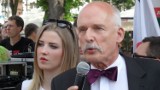 Korwin Mikke w Częstochowie. Wiec KNP na zakończenie kampanii [ZDJĘCIA]