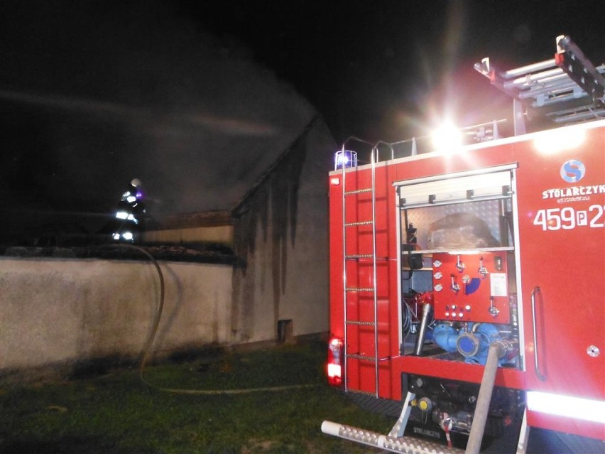 Straż Pożarna w Jarocinie: Pożar stodoły w Hilarowie