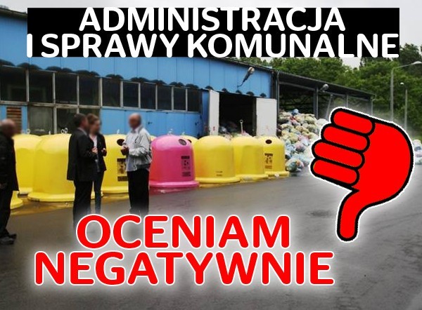 NEGATYW - Administracja i sprawy komunalne