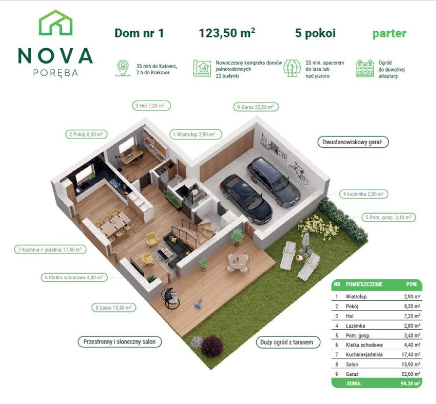 NOVA PORĘBA - powstaje nowoczesne osiedle domów w Porębie. Poznaj szczegóły - ZDJĘCIA
