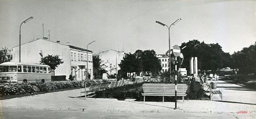 Lata 1964-1968 , Rynek w Opatowie.