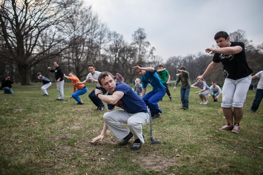 Darmowe treningi capoeiry w parkach w Łodzi