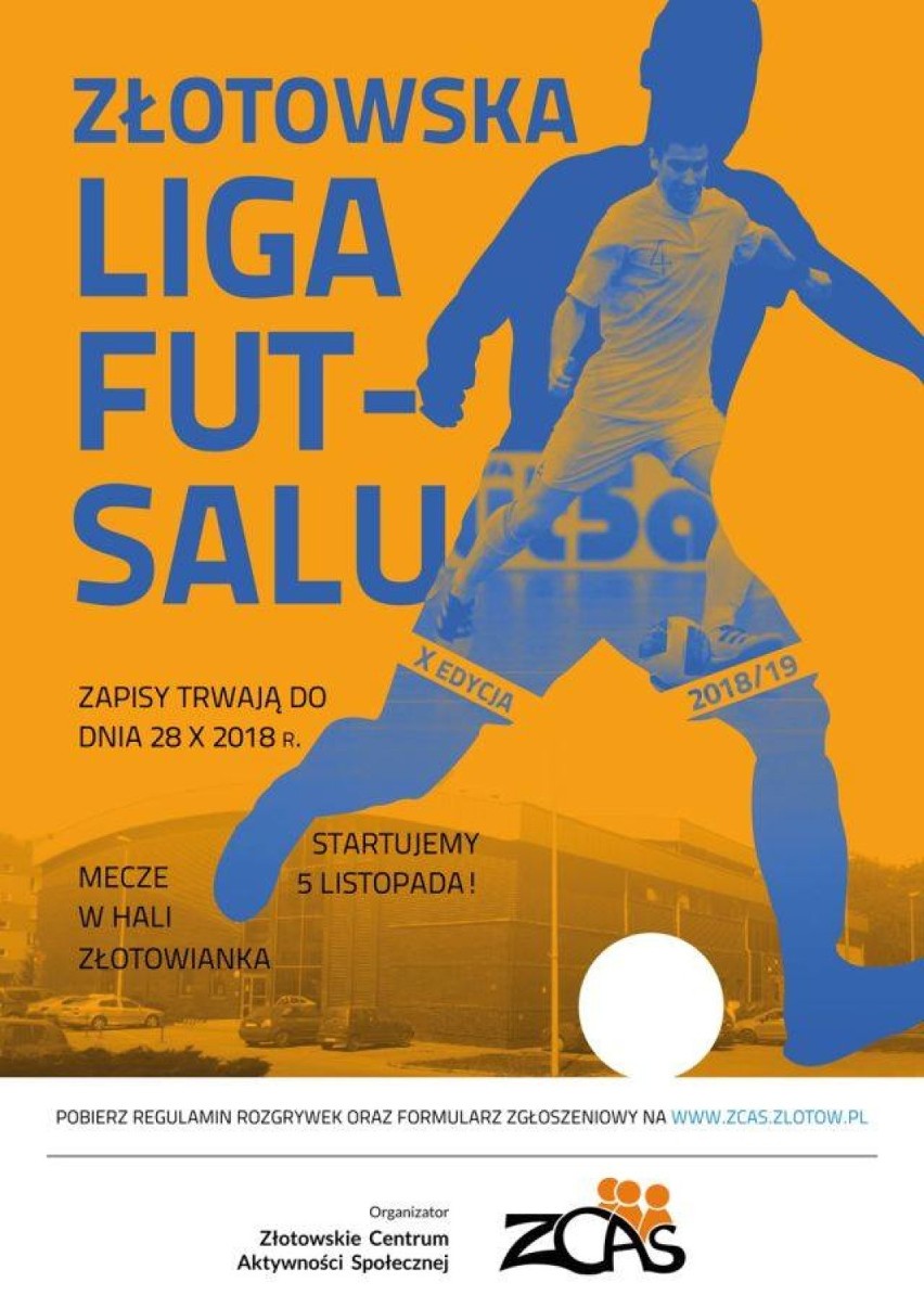 X edycja ZCAS Złotowskiej Ligi Futsalu. Trwają zapisy
