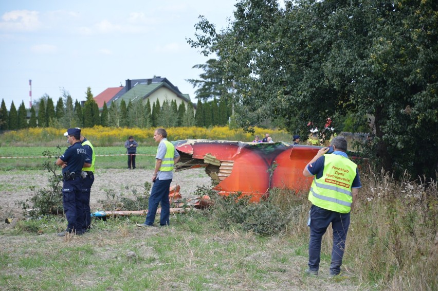 Wypadek samolotu pod Piotrkowem. Rozbił się Skyvan...