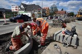 Kolbuszowa: Przedłuża się przebudowa skrzyżowania ulicy Obrońców Pokoju, Grunwaldzkiej i Starzyńskiego 