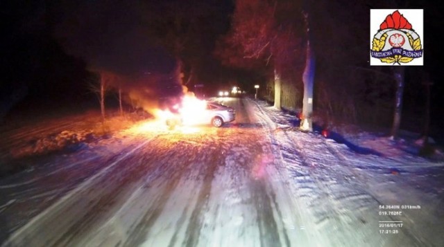 Wypadek w miejscowości Stępień