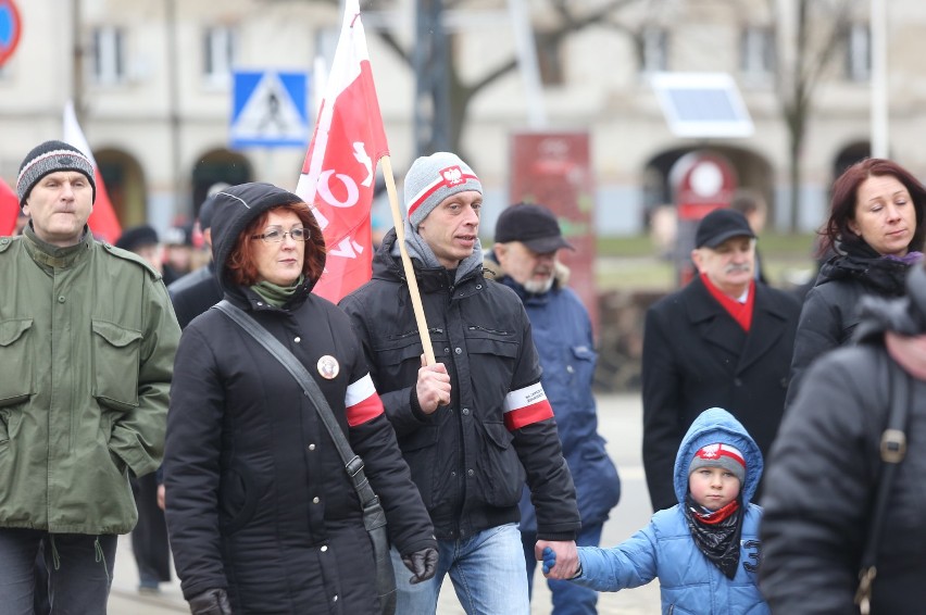 Marsz Pamięci Żołnierzy Wyklętych w Łodzi [ZDJĘCIA]