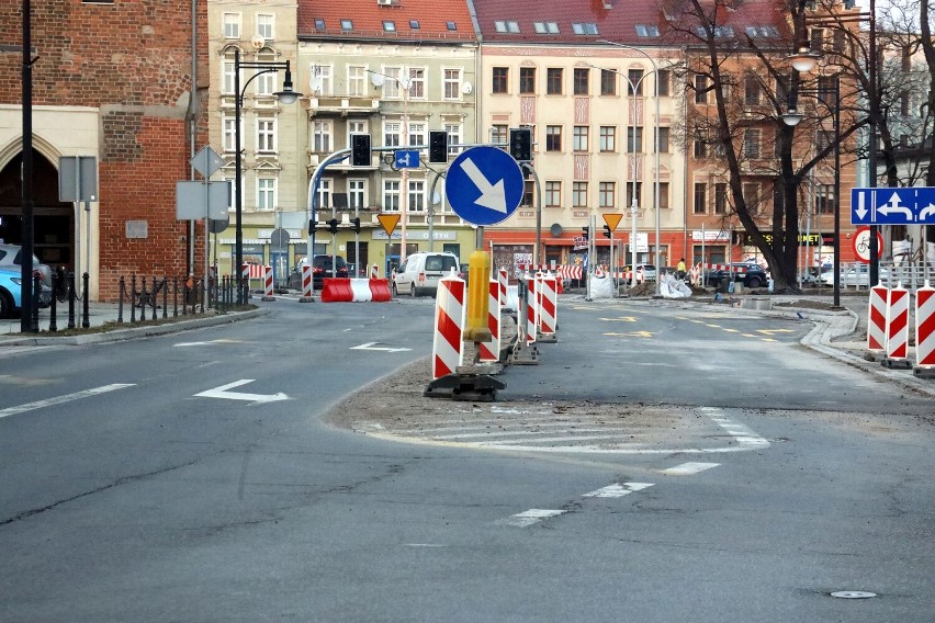 Nowa organizacja ruchu na remontowanej ulicy Pocztowej w Legnicy, zobaczcie zdjęcia