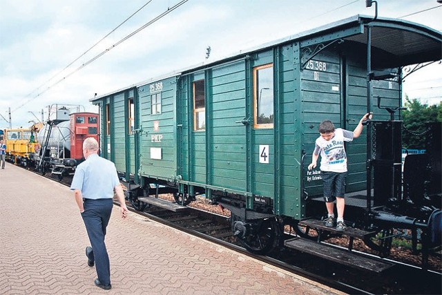 Wystawa kolejowych ciekawostek na dworcu Łódź Kaliska