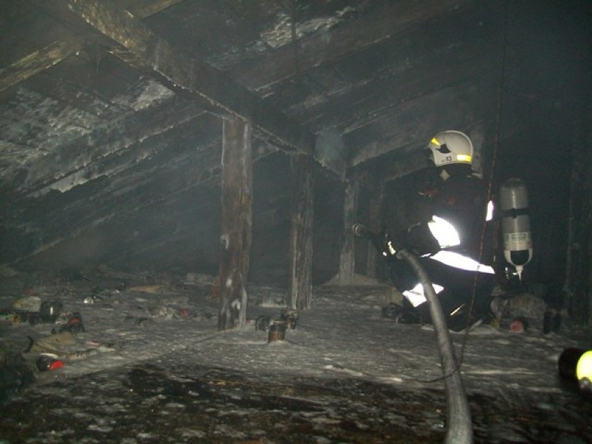 Łężec: Pożar budynku mieszkalnego