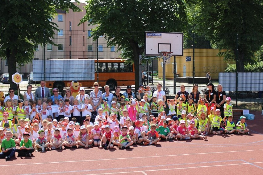 Przedszkolaki z Lęborka rywalizowały na sportowej arenie