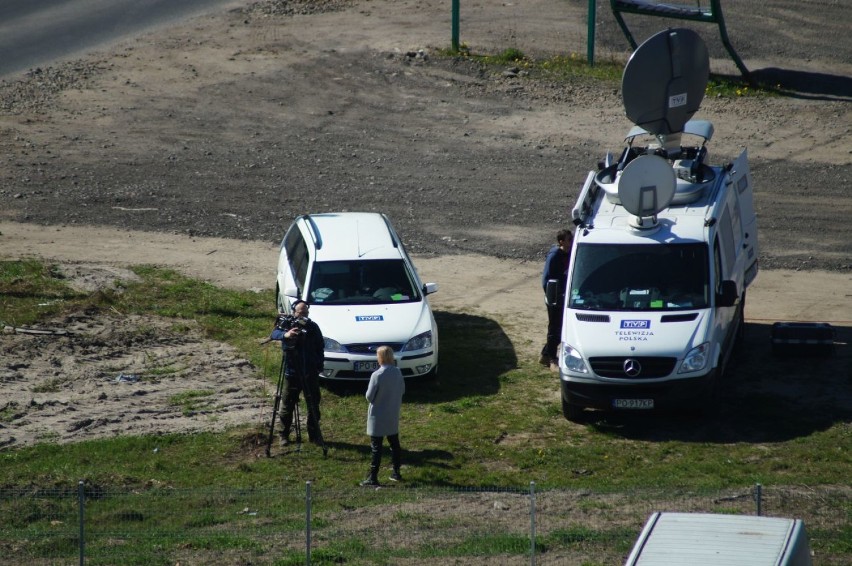 Pożar aut w komisie przy Obodrzyckiej