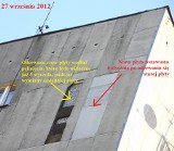 Świętochłowice: W czwartek odpadła kolejna płyta azbestowa z bloku przy ul. Chorzowskiej 22