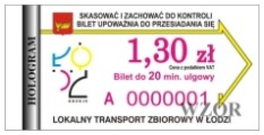 Nowe wzory biletów MPK Łódź