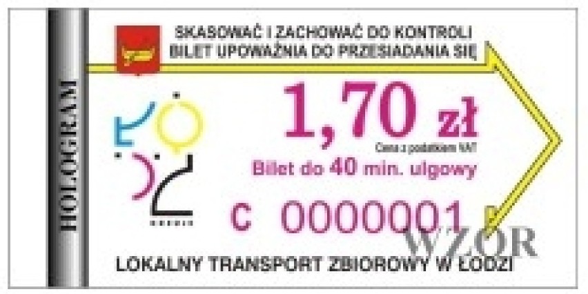 Nowe wzory biletów MPK Łódź