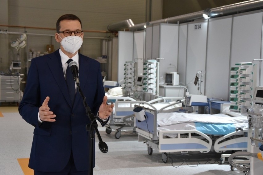 Wizyta premiera Mateusza Morawieckiego w szpitalu...