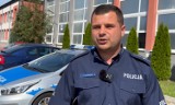 Policjanci z Radomska prowadzą akcję "Bezpieczna droga do szkoły 2023". FILM