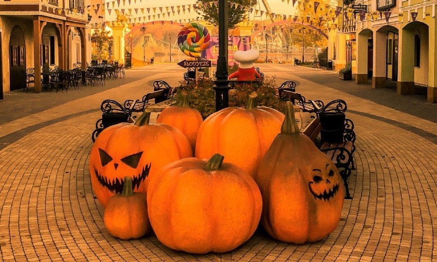 Halloween w Legendii Śląskim Wesołym Miasteczku