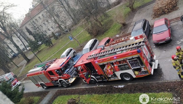 Pożar w Krakowie. Jedna osoba zmarła na miejscu