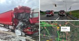 Śmiertelny wypadek w Piekarach Śląskich na A1. Autostrada zablokowana! Lądował LPR