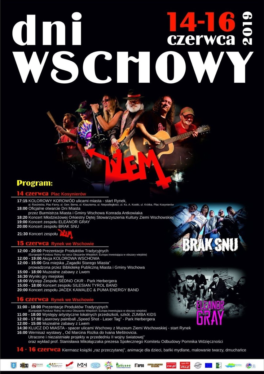 Dni Wschowy 2019 - program