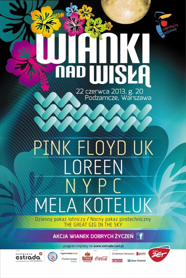 WIANKI NAD WISŁĄ 2013 PROGRAM LINE UP WARSZAWA