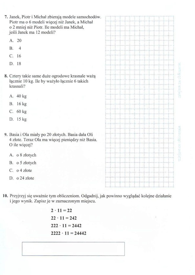 Matematyka - zestaw II, strona 3