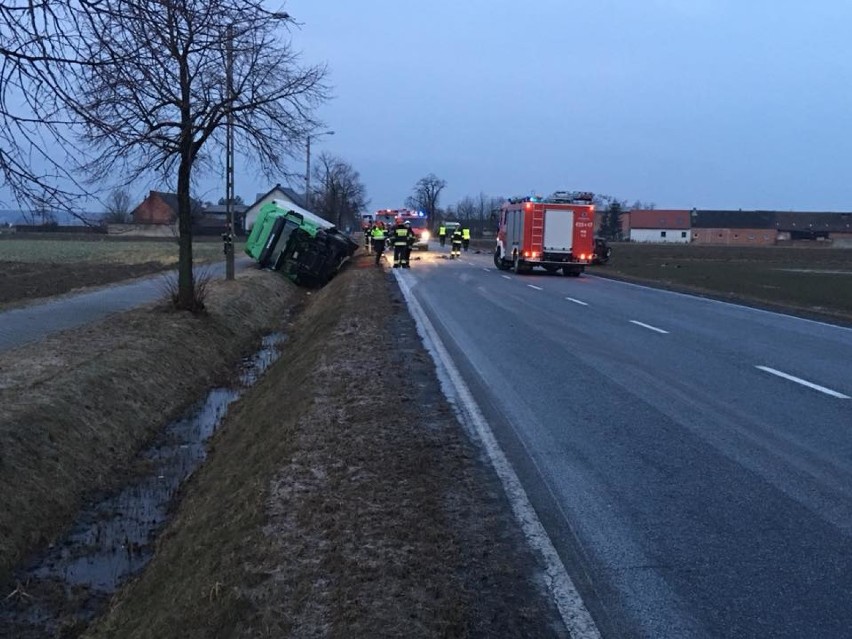 Stan kierowcy samochodu osobowego jest ciężki