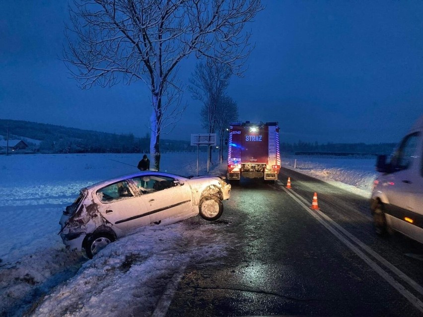Wypadek w Nowej Wsi w gminie Skała