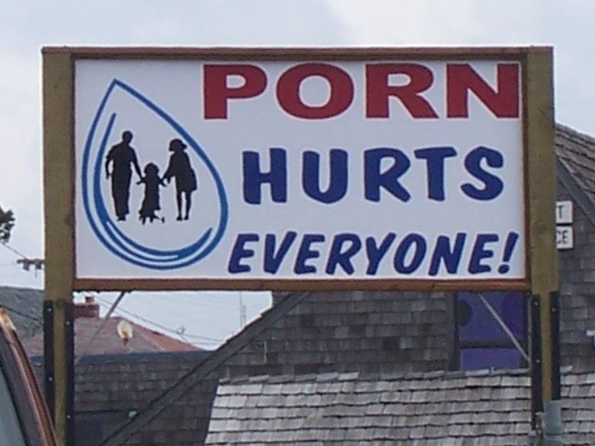http://commons.wikimedia.org/wiki/File:Porn_hurts.jpg