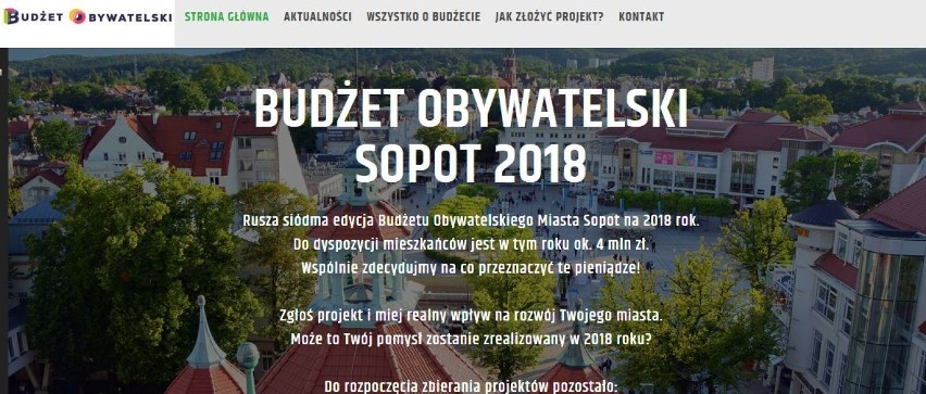 Budżet Obywatelski w Sopocie ma nową witrynę